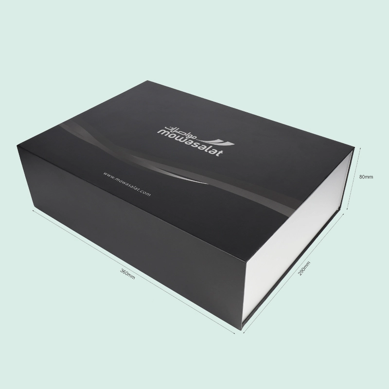 Customize  gift box high end magnetic box with plastic handle from IPACK manufacturer 1