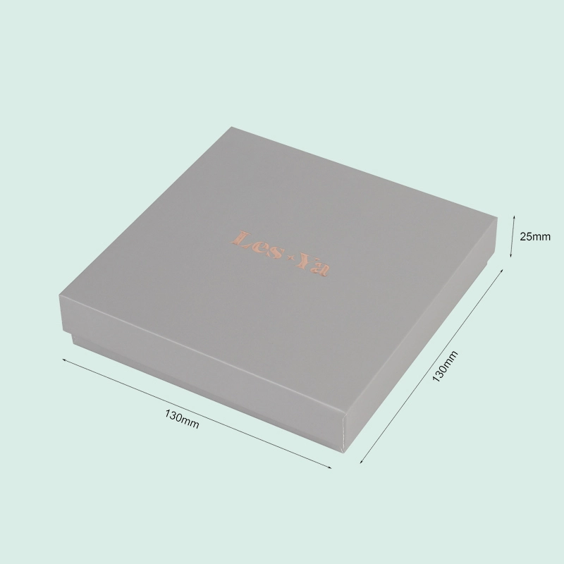 Custom  luxury gift jewelry boxes lid base  two pieces box from Ipack factory 1