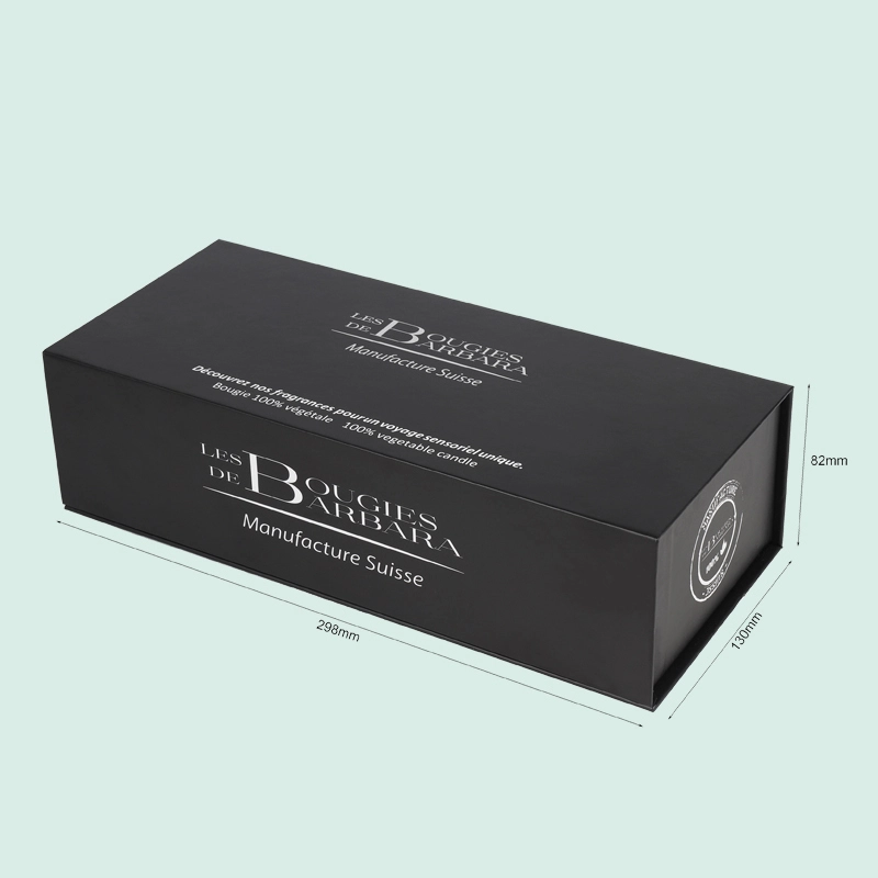 Custom candle gift package high end gift box  with magnetic lid  from IPACK company 1