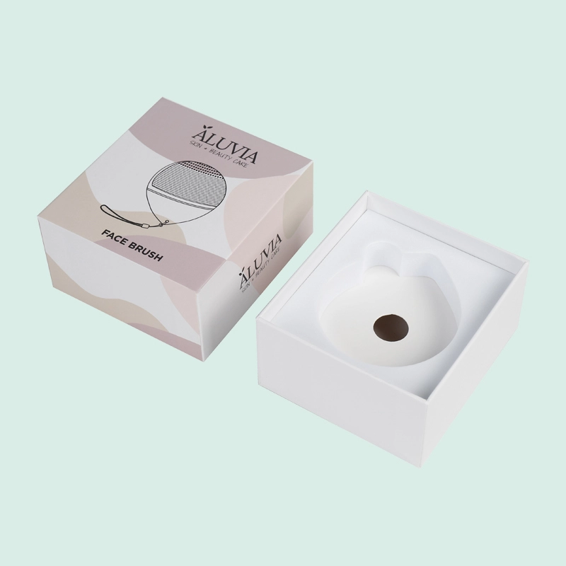 White EVA Insert Lid and Base Box with paper card insert CMYK Printing Unique Box from IPACK factory 1