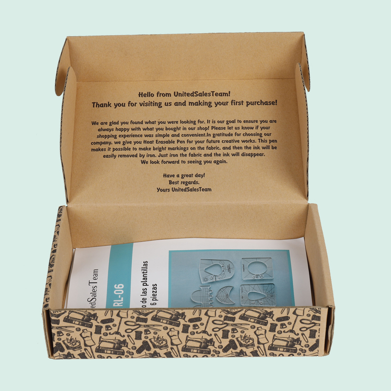 Foldable Packaging Shipping Mailer Box Custom Eco Friendly Corrugated Box from IPACK 2
