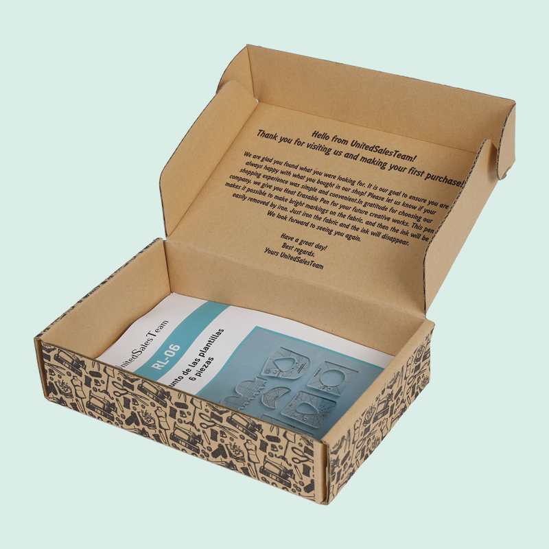 Foldable Packaging Shipping Mailer Box Custom Eco Friendly Corrugated Box from IPACK 1