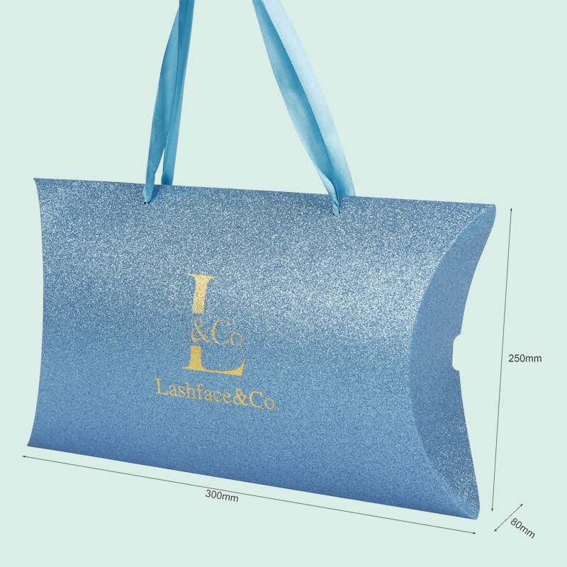 custom paper shopping bags  wig bag custom paper bags with logo from ipack brand 1