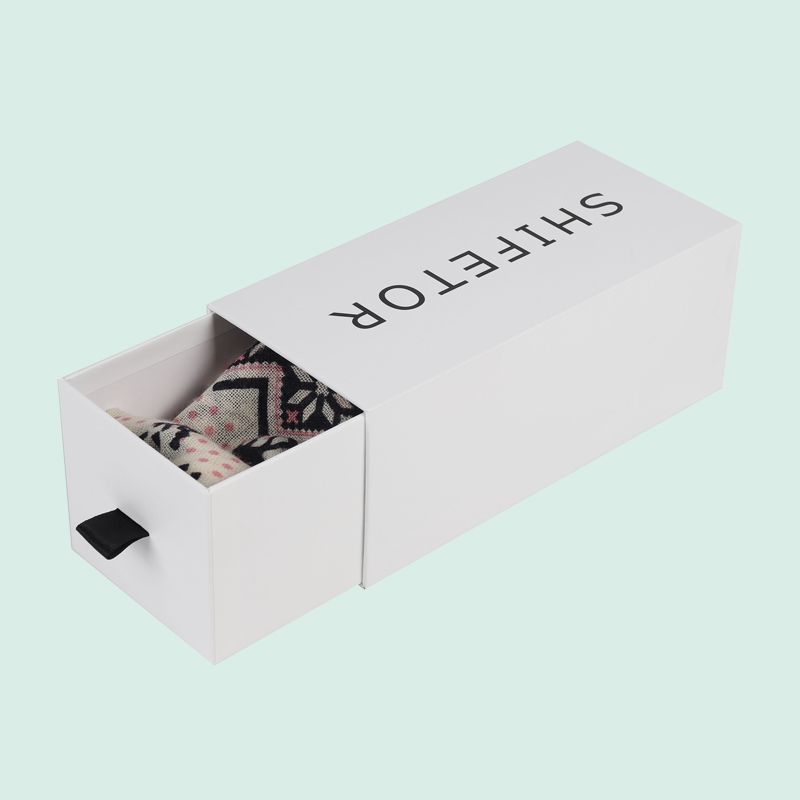 Hochwertige Schiebebox für Socken, Schubladenbox mit Logo von ipack 3