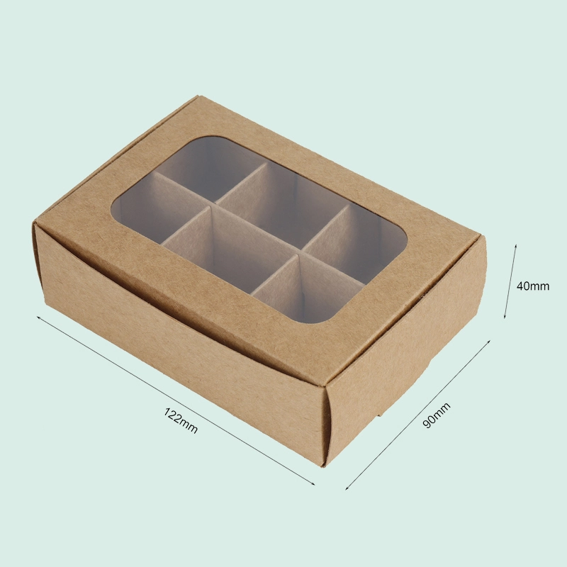 foldable paper card box kraft cake dessert Box personalized box from IPACK factory 1