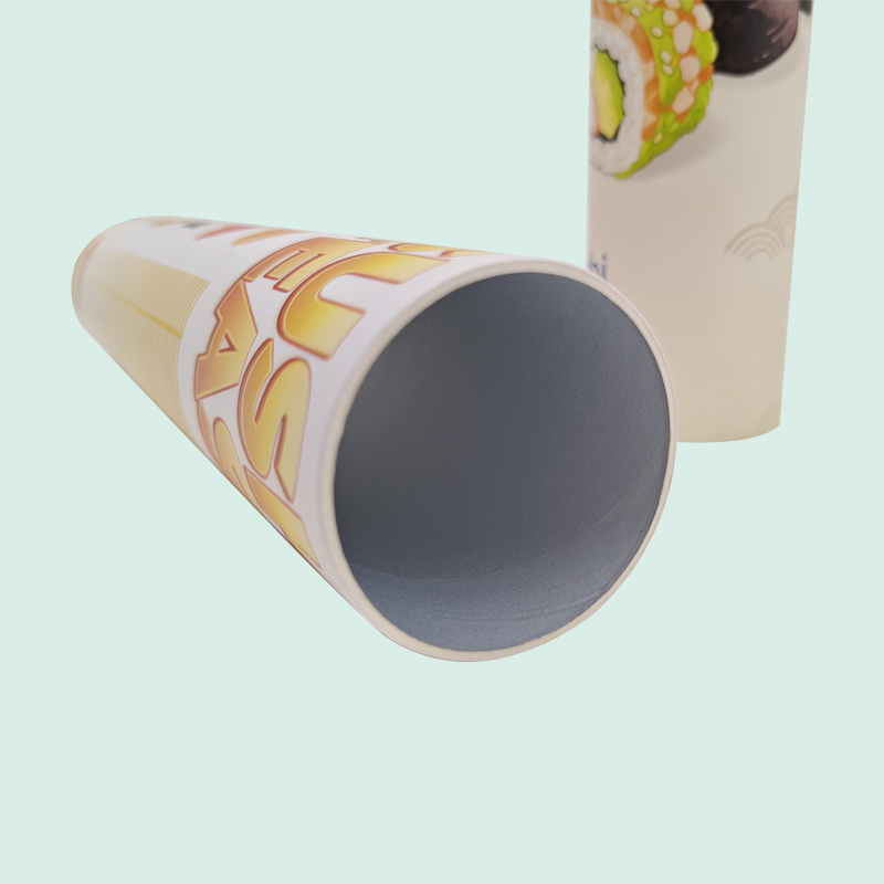 Custom Food-Grade Cylindrical Paper Boxes with Aluminum Foil Lining 3