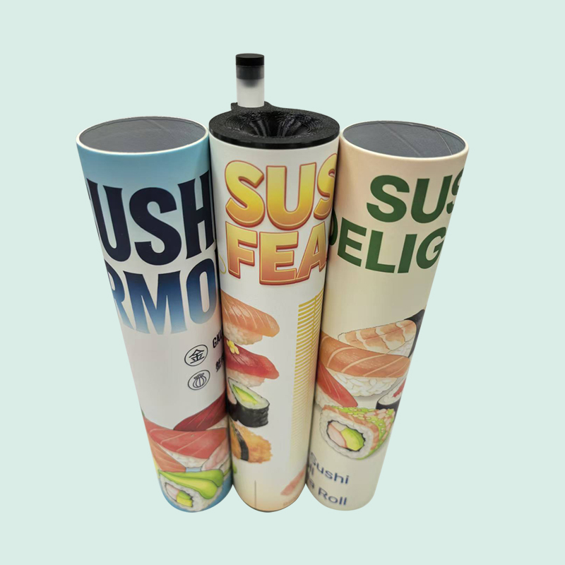 Custom Food-Grade Cylindrical Paper Boxes with Aluminum Foil Lining 4