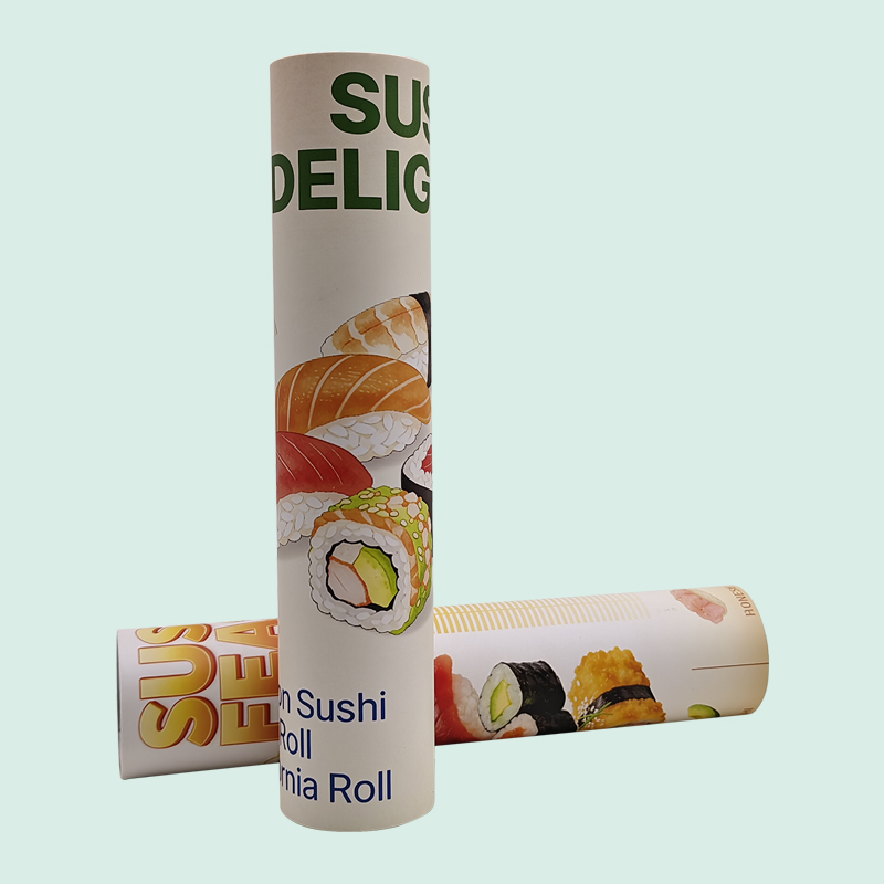 Custom Food-Grade Cylindrical Paper Boxes with Aluminum Foil Lining 8