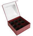 Gift boxes with clear lid
