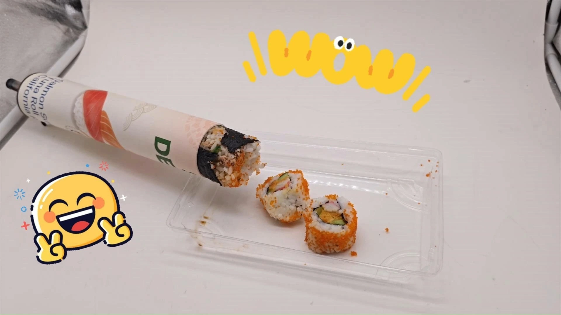 Food-Grade sushi push tube box customize sushi tube packaging for your business 1