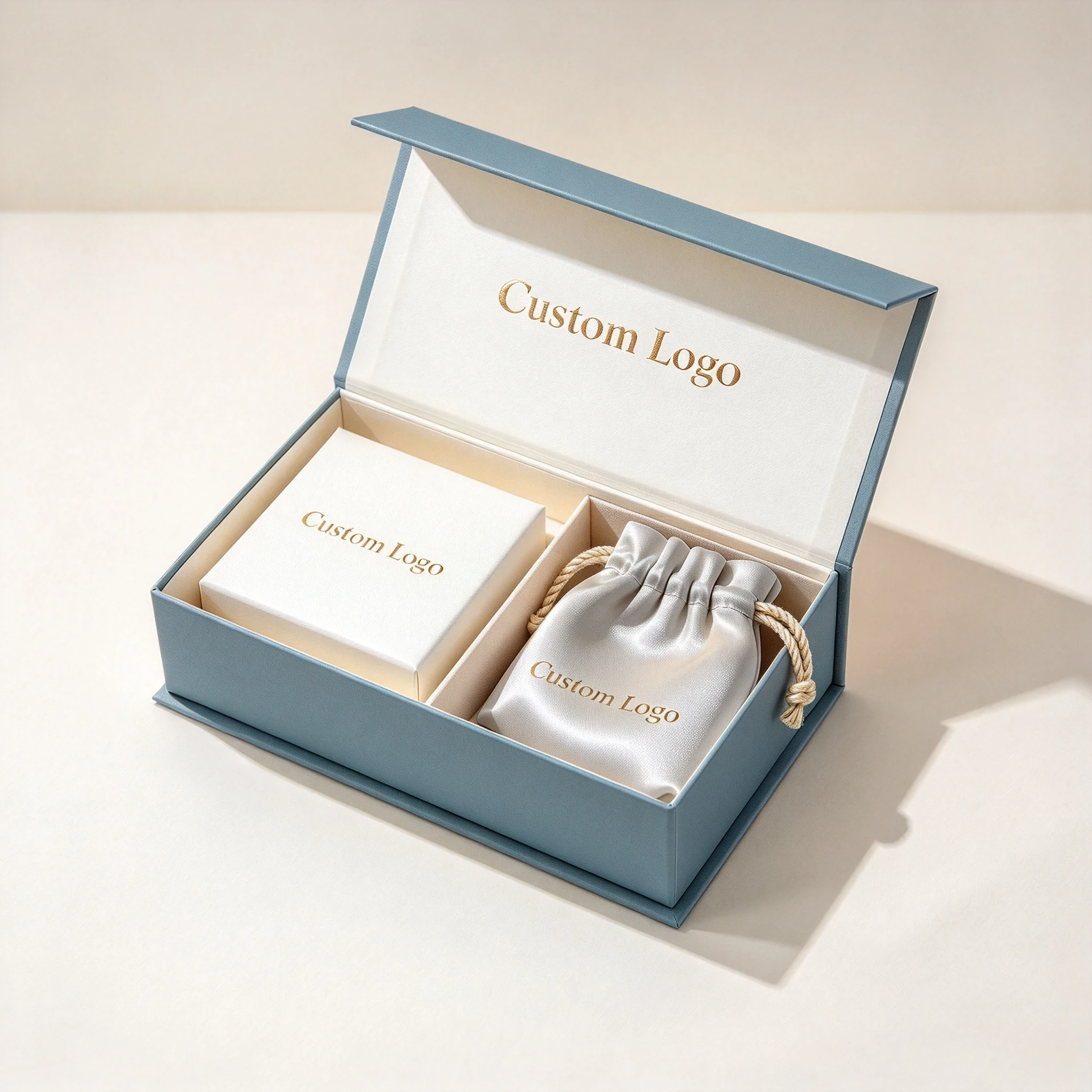 Luxury Magnetic Closure Jewelry & Perfume Gift Box for Necklace Earring Custom Packaging 3