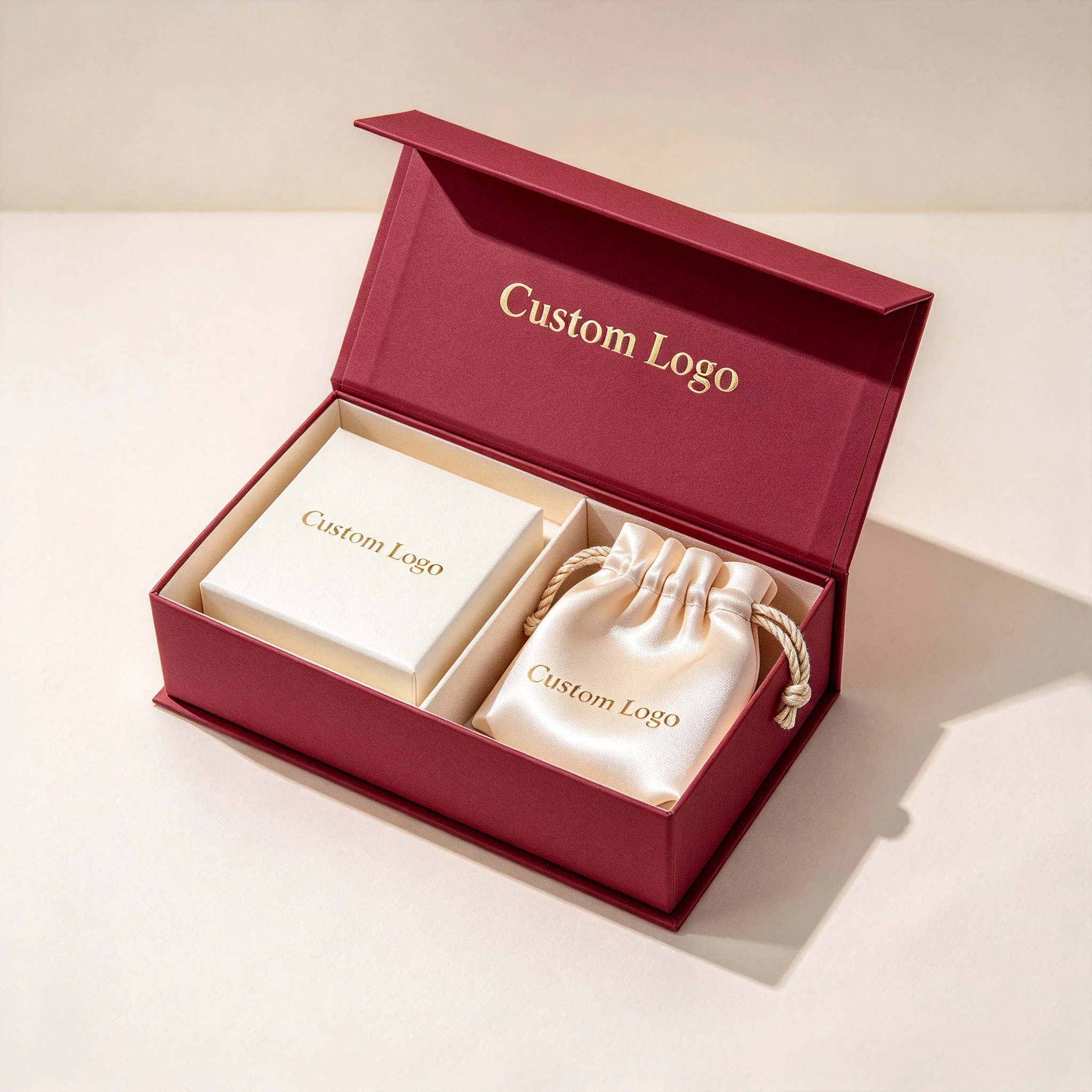 Luxury Magnetic Closure Jewelry & Perfume Gift Box for Necklace Earring Custom Packaging 4