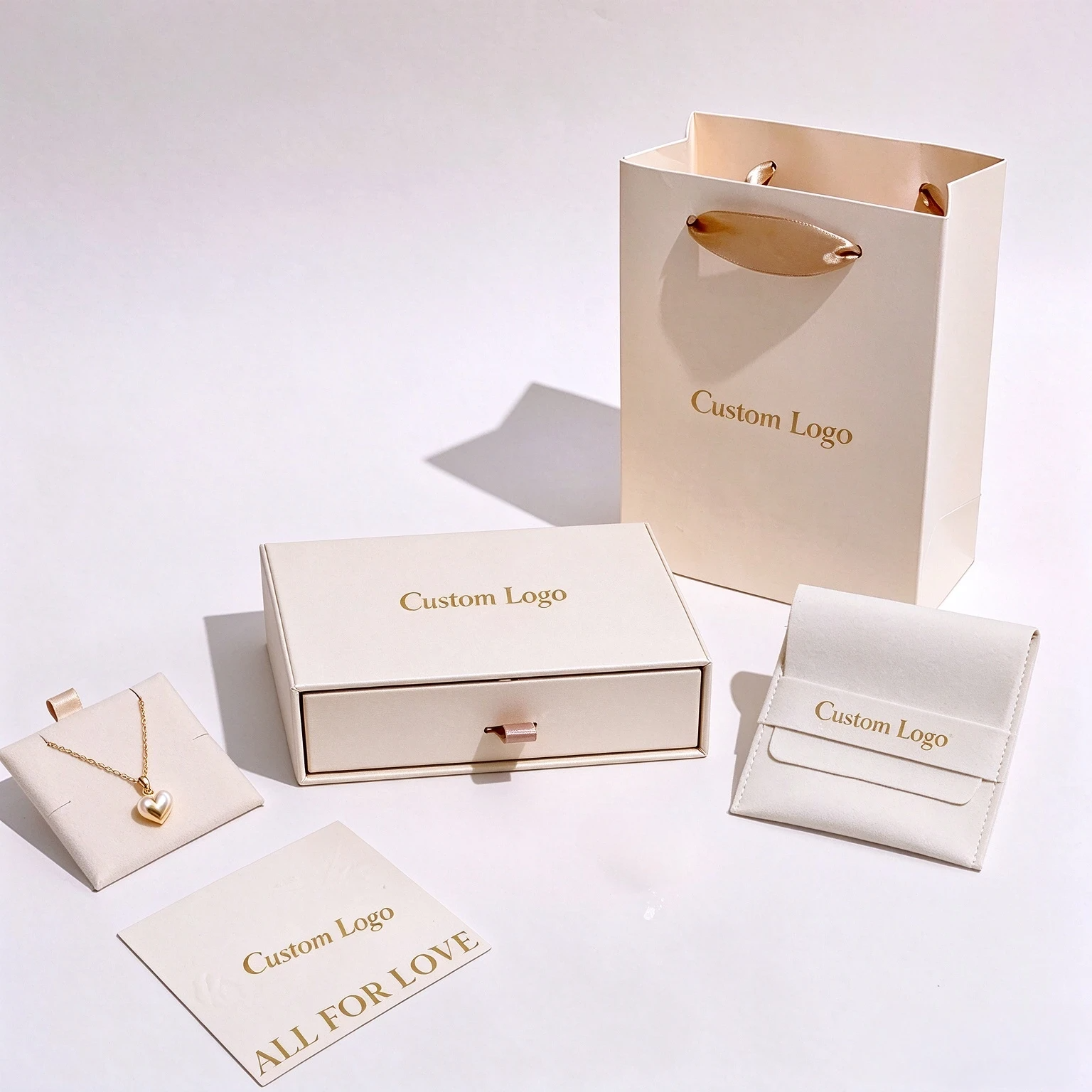 Customized FSC Drawer Paper Jewelry Box, Personalized for Necklace Earring Bracelet Ring 4