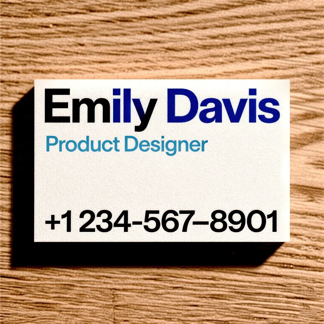 Custom Design Soft Touch Coated Business Cards - Full Color Print, Luxurious Finish 1