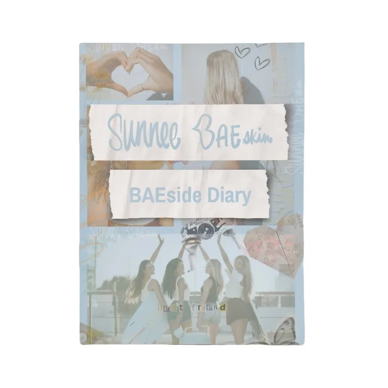 Customized Printed Skin Care Manual with Beach-themed Design 1