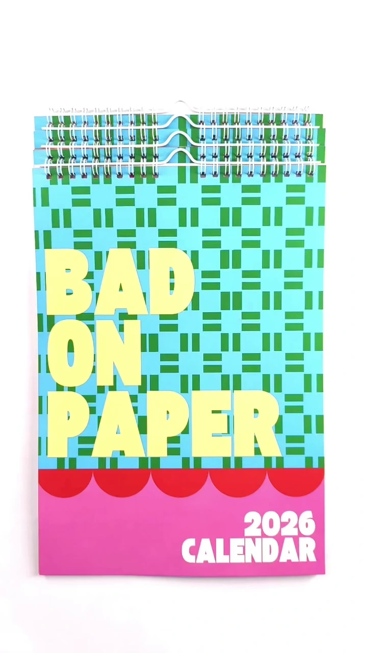 Calendriers muraux de conception personnalisés 2026 - Impression vibrante en couleur sur papier premium 1