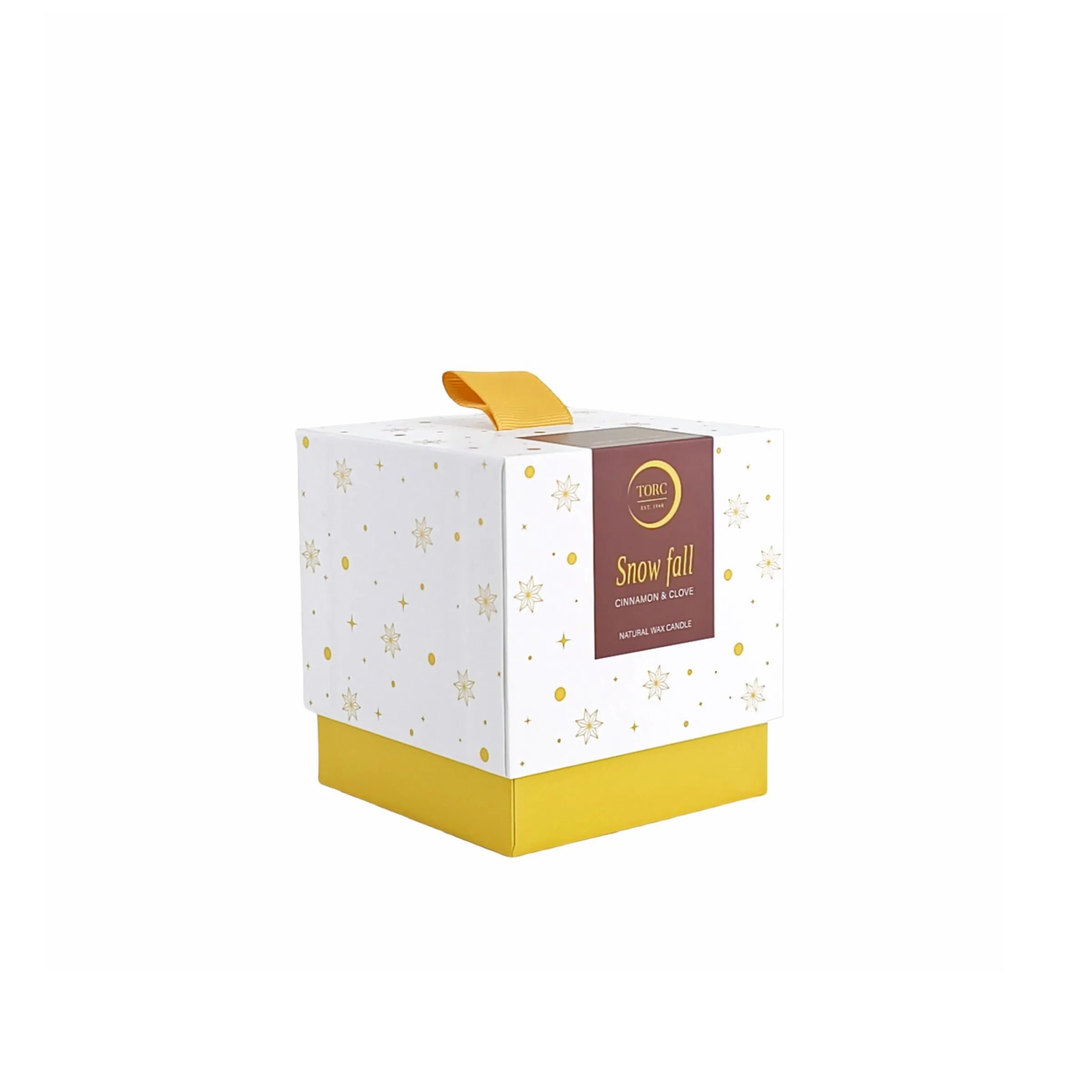 Custom Recyclable Rigid Cardboard Base And Lid Gift Box With Pull Rope Custom Printed Scented Candle, Candle Packaging Box Gift packaging 1