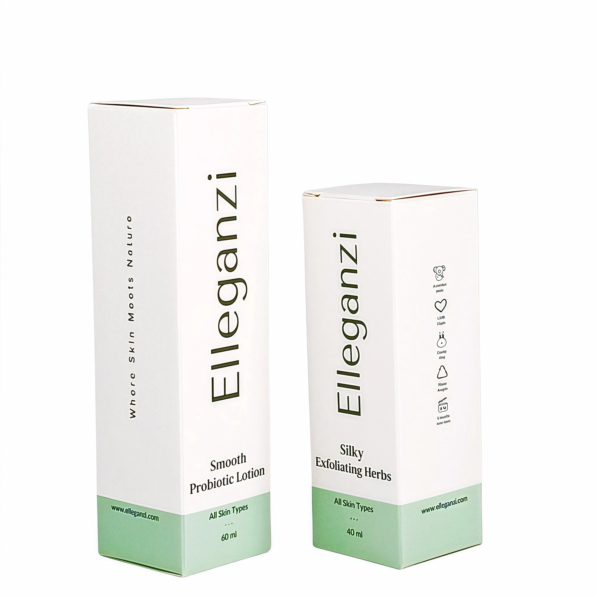 Custom-printed high-end folding packaging boxes for cosmetics and skin care products 1