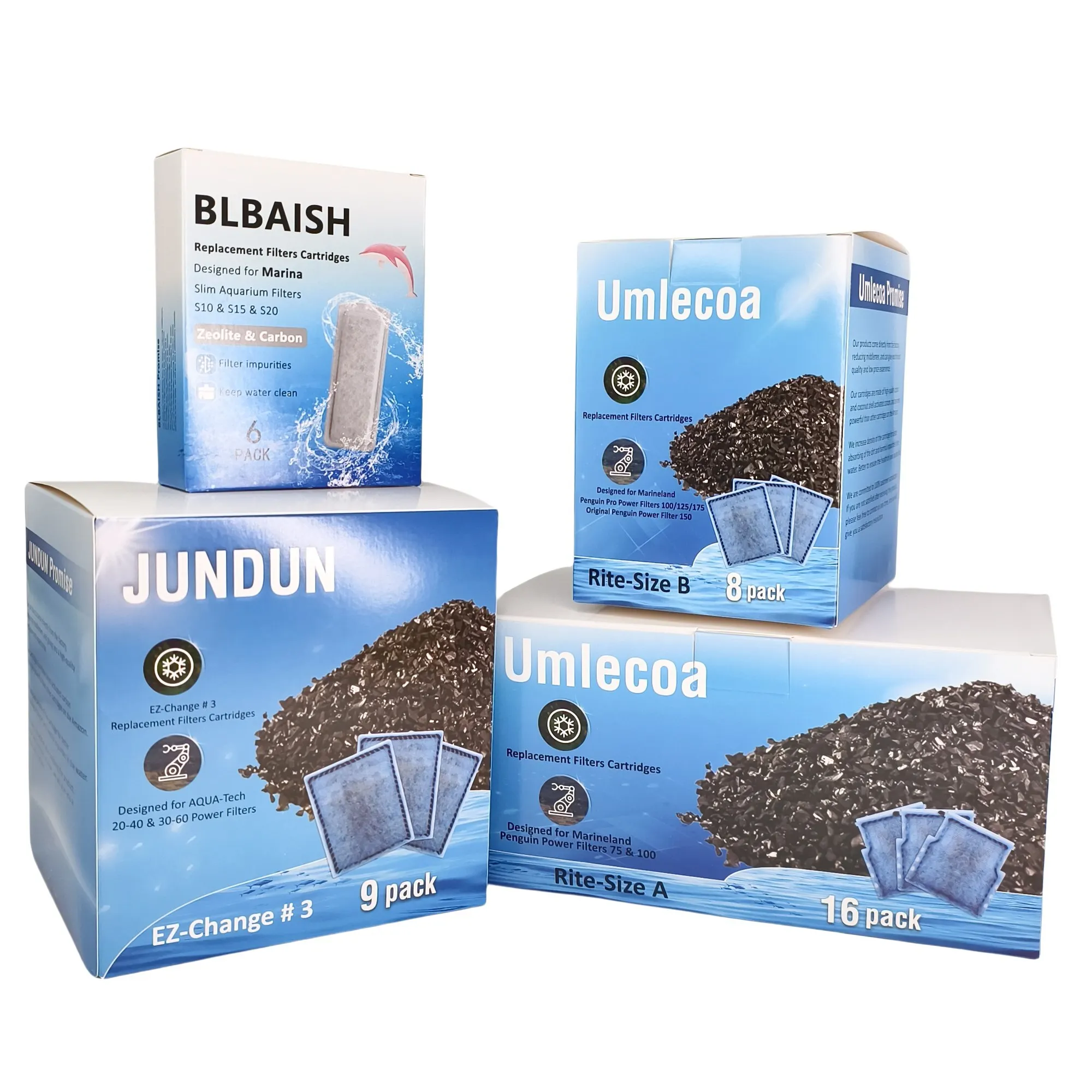 Customized Different Sizes Of Gloss Lamination Folding Packaging Boxes For Water Filter Packaging Boxes 1