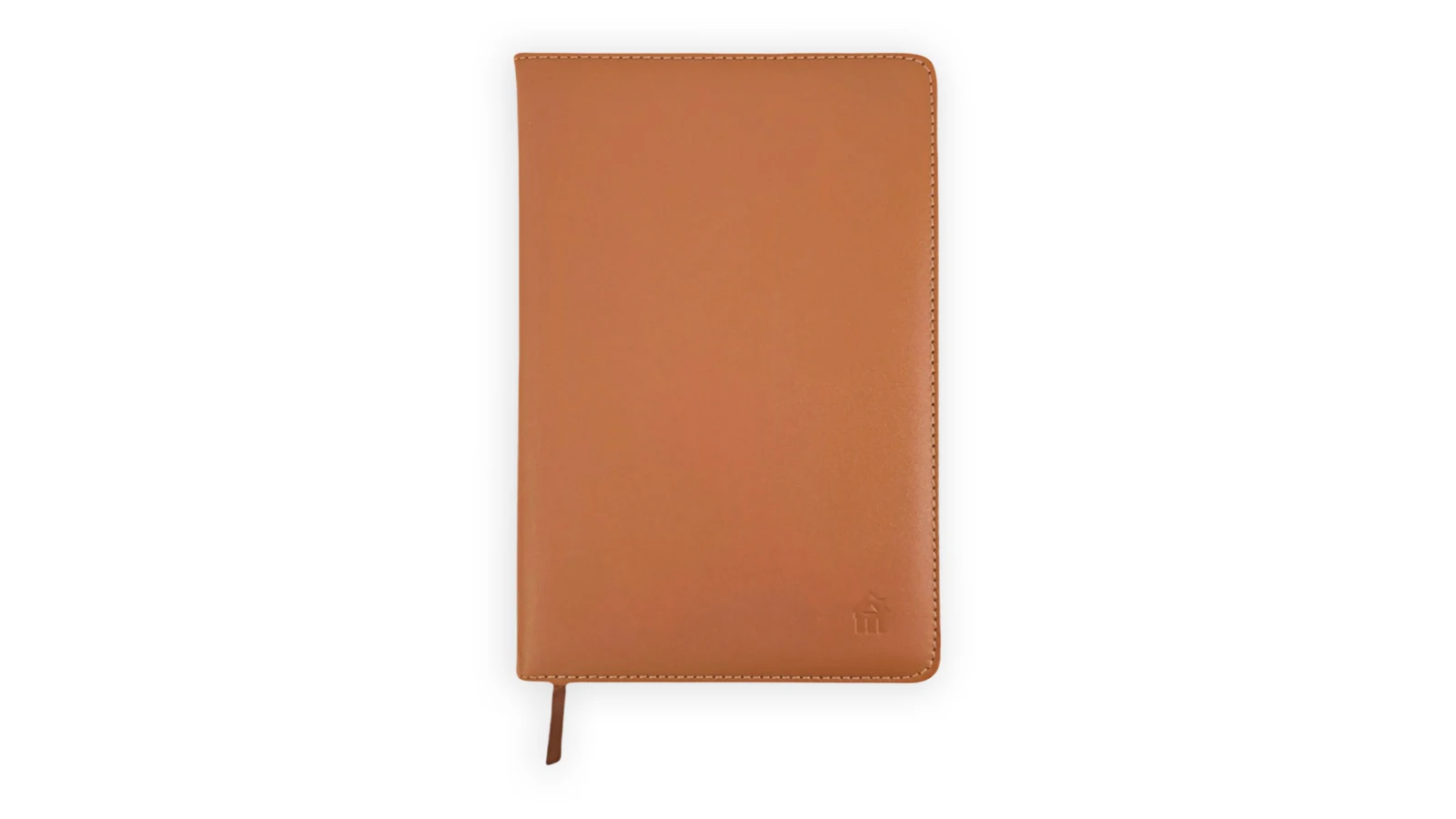 Brown PU leather notebook An A5-sized hardcover notebook Printing service 1