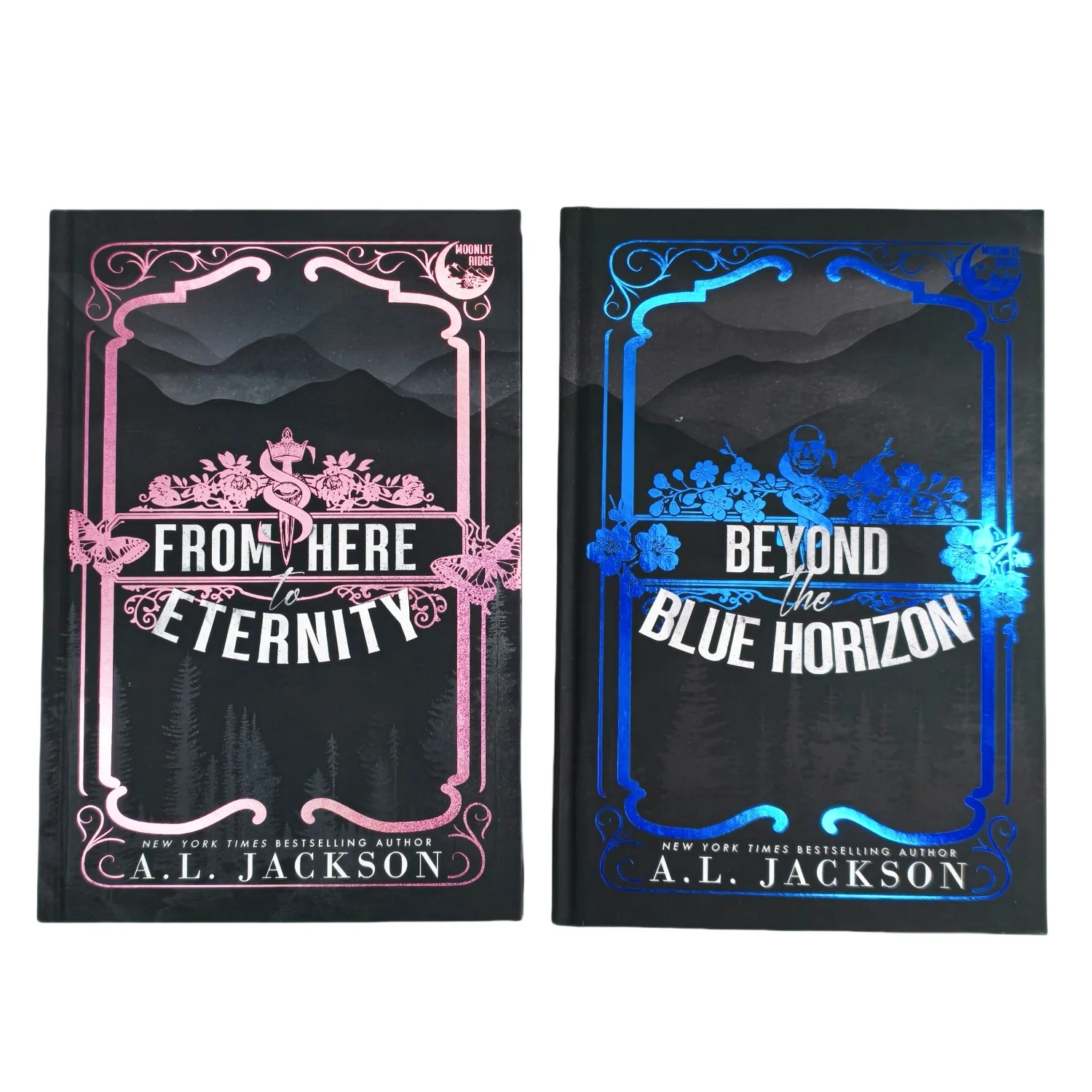 Custom Hardcover Book With Sprayed Edges And Gold Foil Novel Printing 1