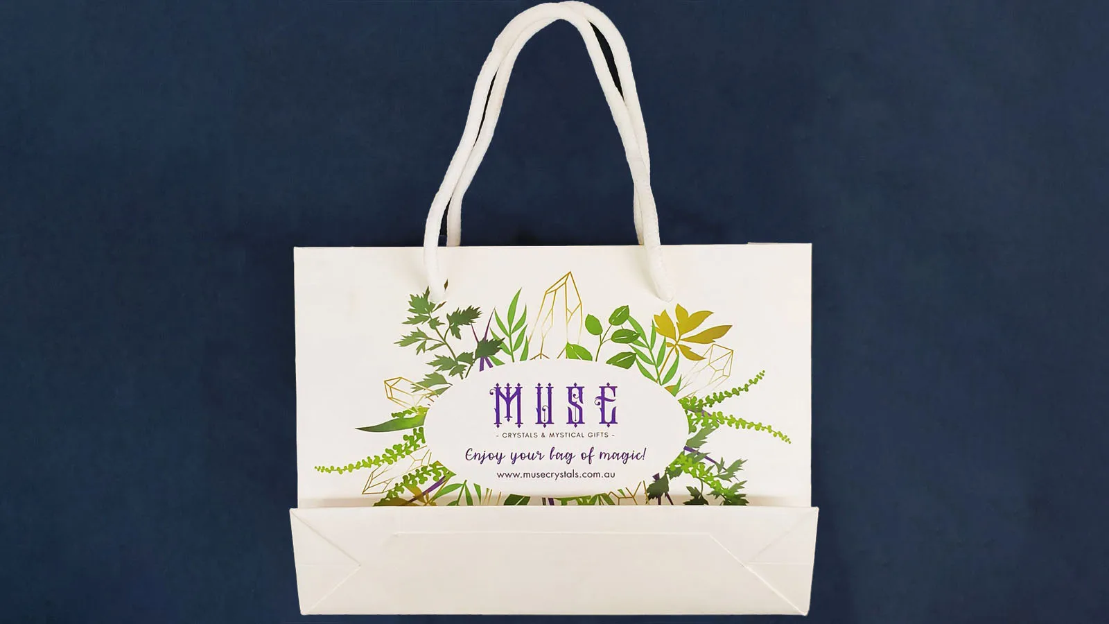 Wristband, printed on white eco-friendly paper bag 1