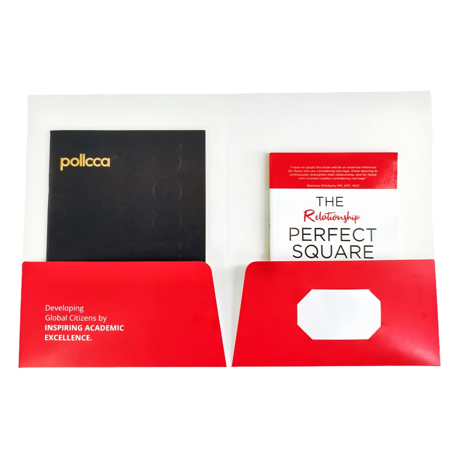 Custom Business Folder with pocket 1