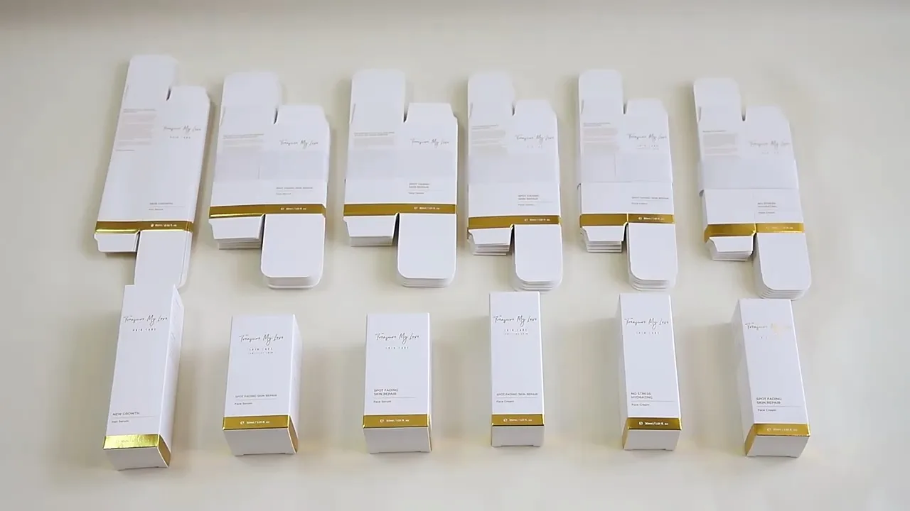 custom printed premium product packaging box