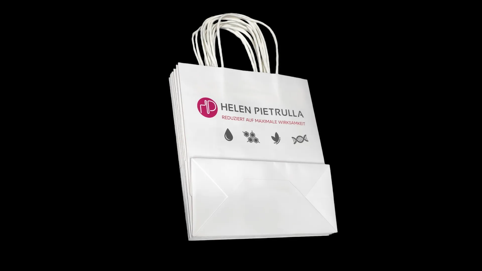 Factory custom printing services, paper packaging bags for cosmetic brands 1