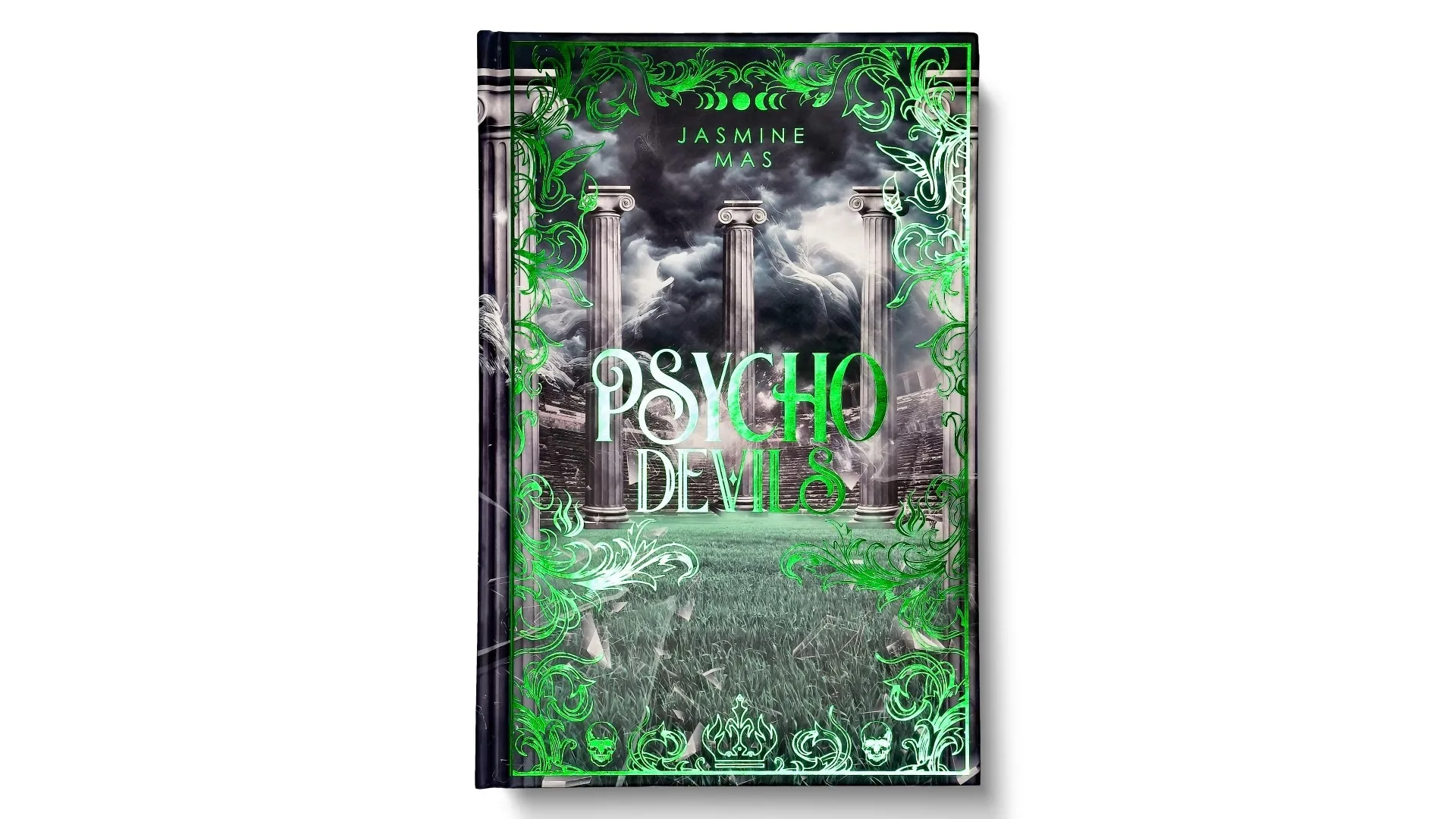 Impression en gros de livres de fiction avec couvertures personnalisées en feuille d'or vert. 1