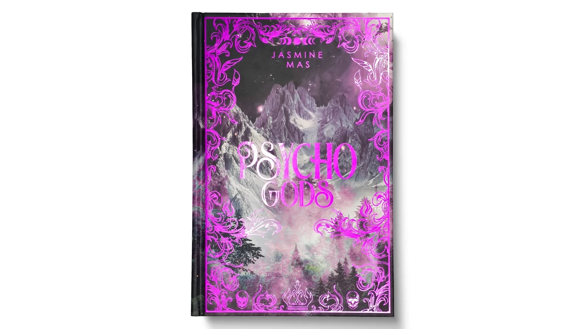 Services d'impression de livres à couverture rigide avec tranches peintes personnalisées et dorure à chaud rose. 1