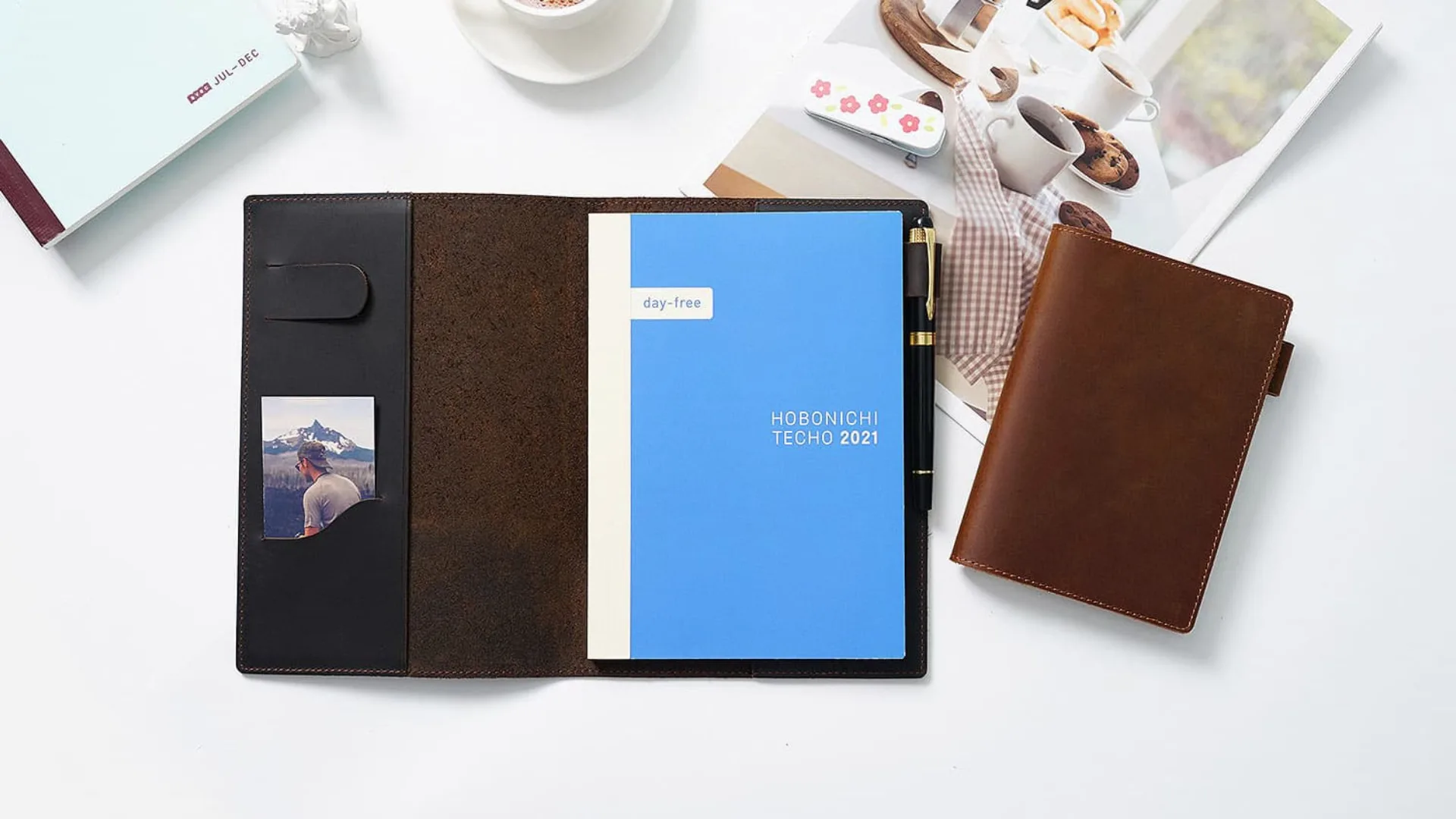 Handmade Custom Made A5 A6 Notebook Real Crazy Horse Genuine Full Grain Leather Journal Hardcover Folder Book Cover 1