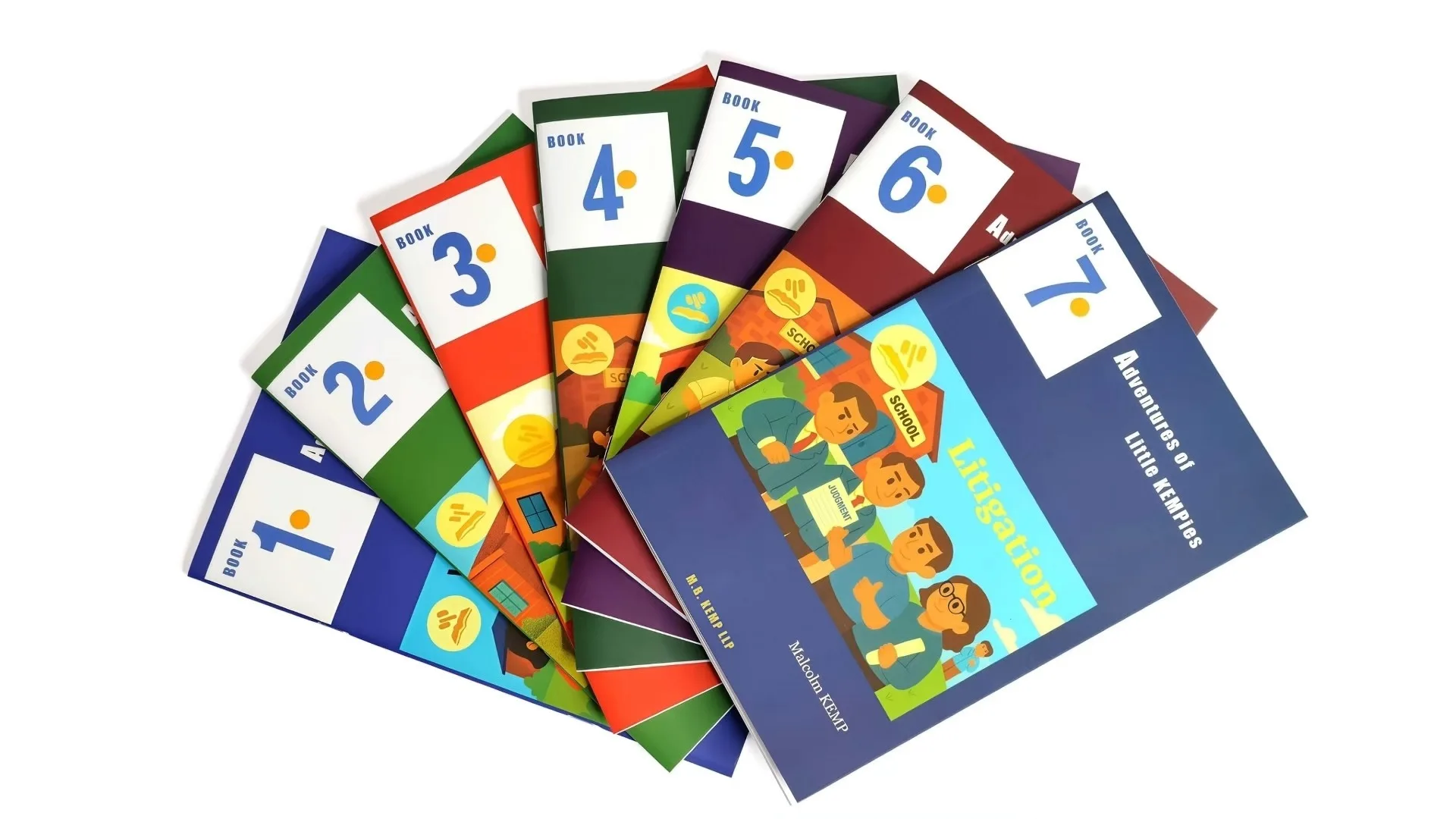 Customized Colored Children's Enlightenment Set of Books and Case Printing 1