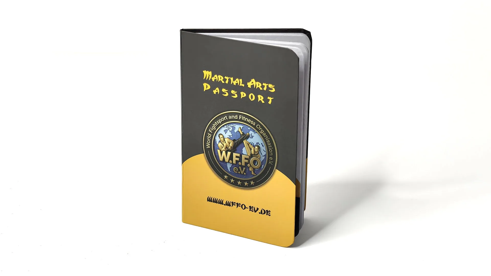 Wholesale hardcover passport with gold stamping cover and round corner 1