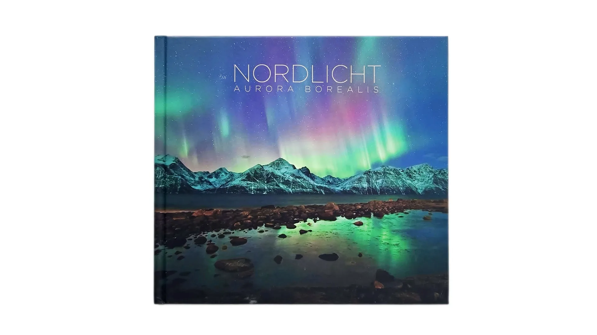 Hot Sale Northern Lights Photography Book with Silver Foil and Matte Lamination 1