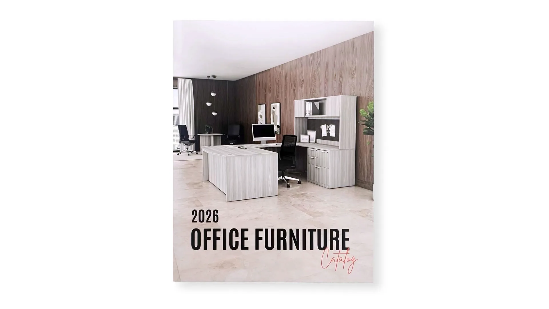 Custom Catalogue Printing Office Chair Catalogue with Glossy Lamination 1