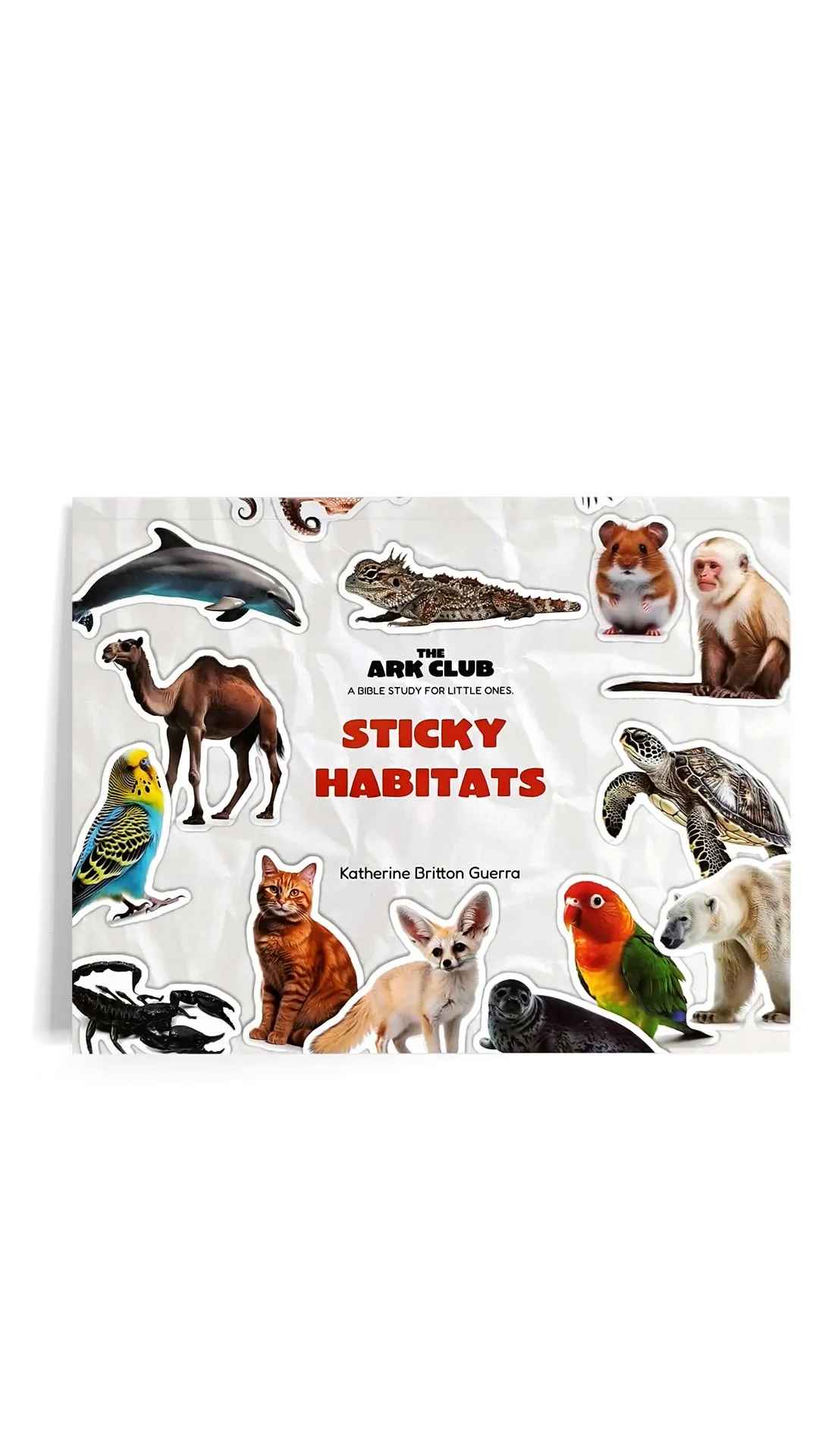 Custom Printing Premium Colored Animal Sticker Book Glossy Lamination 1