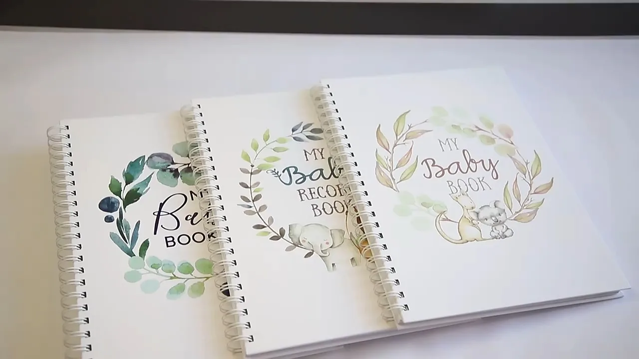 Factory Custom Printing Premium Colored Notebook with Spiral Binding 1