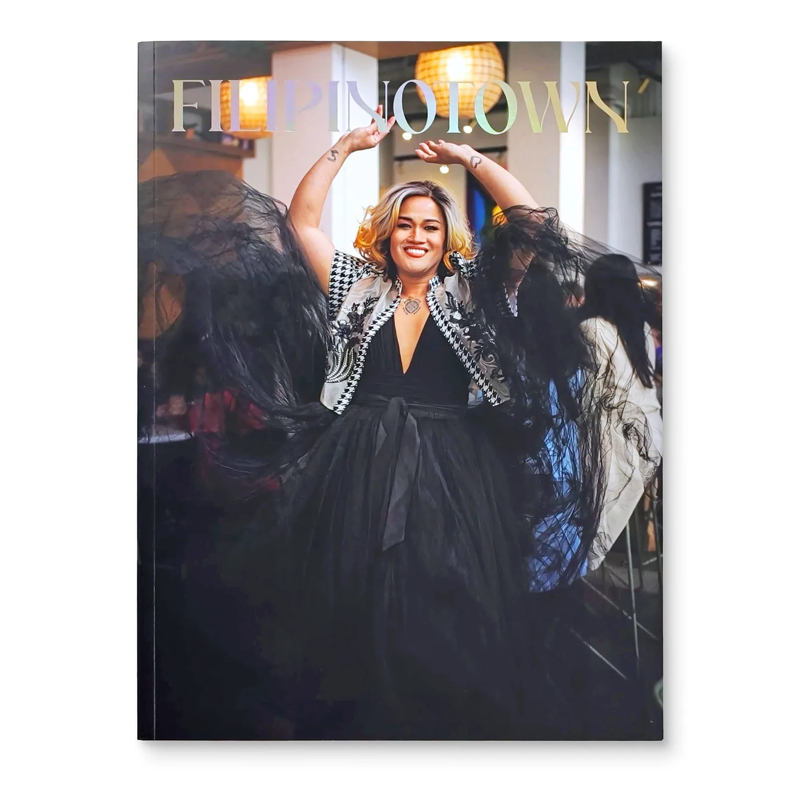 Custom Luxury Magazine Printing with Matte Lamination, Sewn Binding Laser Gold Foil 1