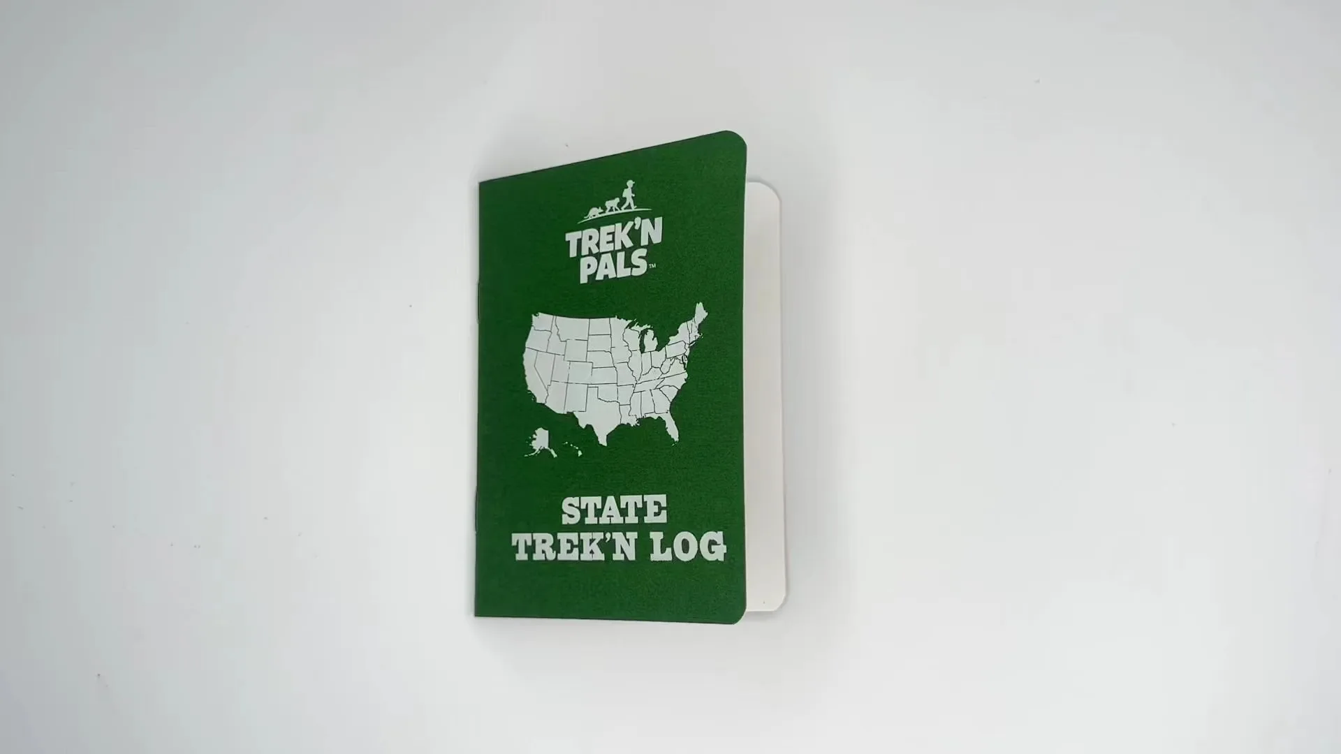 High-End Kraft Paper Cover with Silver Foil Travel Track Record Book to Commemorate Your Journey 1