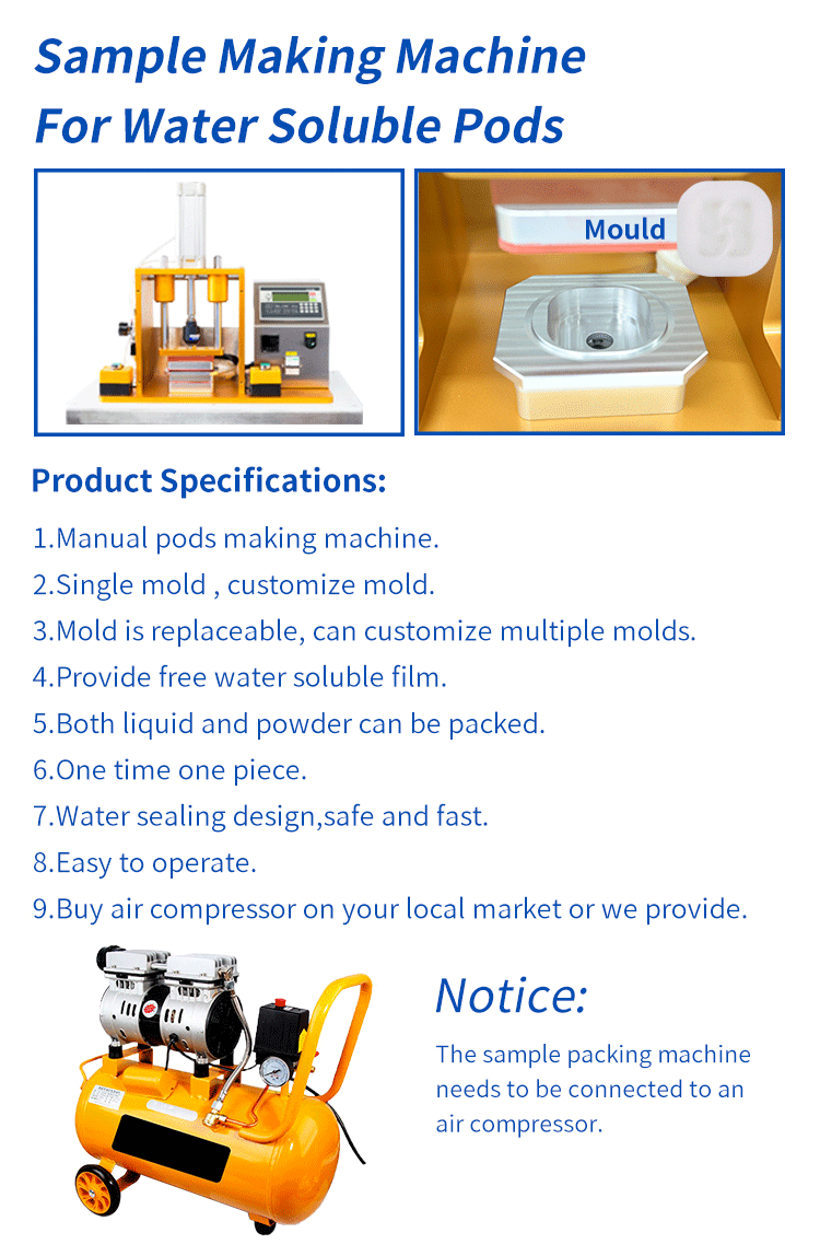 SPL-01 Lab Scale Manually Operation Type PVA Film Pod /Capsules Packing Machine---Polyva 12