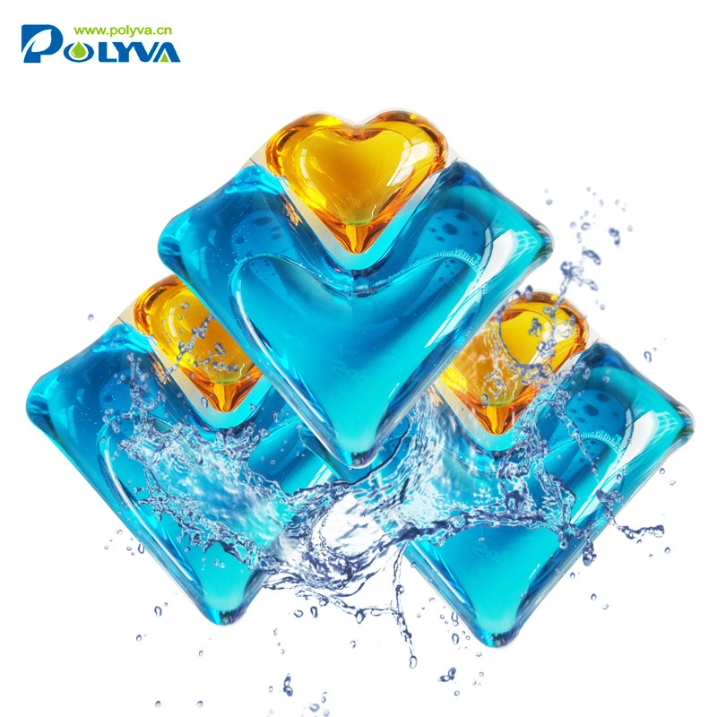 2 in 1 washing capsules eco-friendlly natural no residual laundry pods liquid detergent ka laundry capsules 1