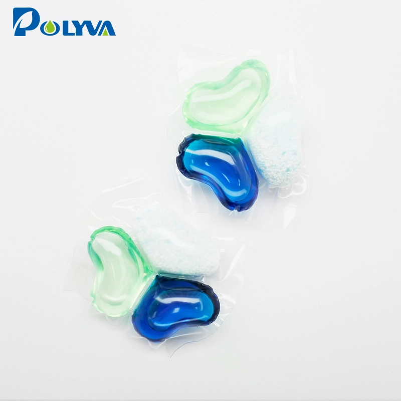 Polyva water soluble 3in1 soap liquid laundry detergent pods for washing clothes 1