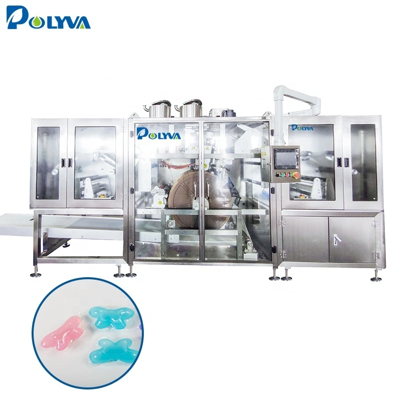 Polyva machine multi-function laundry liquid filling machine in capsules detergent cleaning pods making machine 1