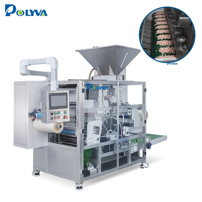 Polyva 2018 high speed automatic laundry detergent pods packaging machine /liquid filling machine 1