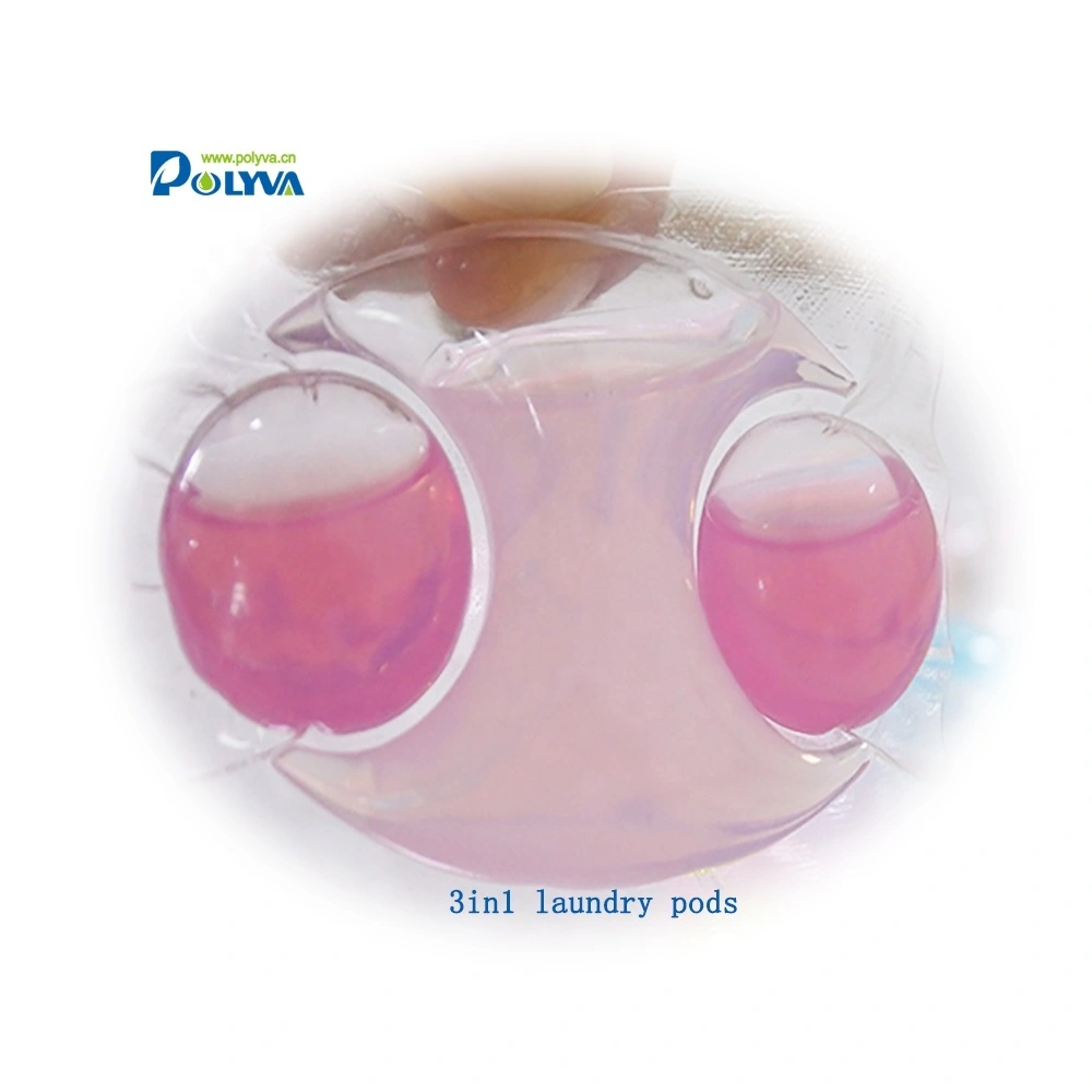 water soluble clean washing liquid detergent laundry pod wholesale laundry capsules 3in1 for washing clothes 1