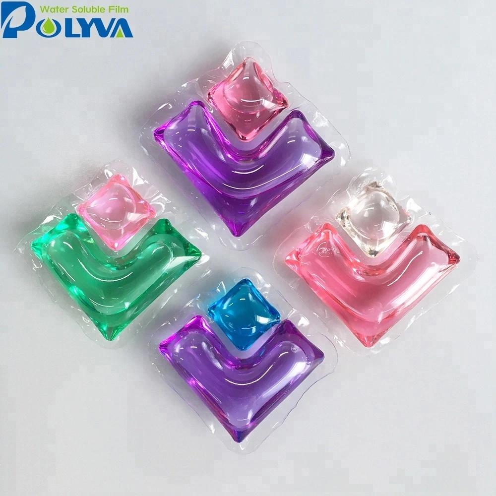 2018 New eco-friendly water soluble pva film stretch film washing capsules of Washing machine 1