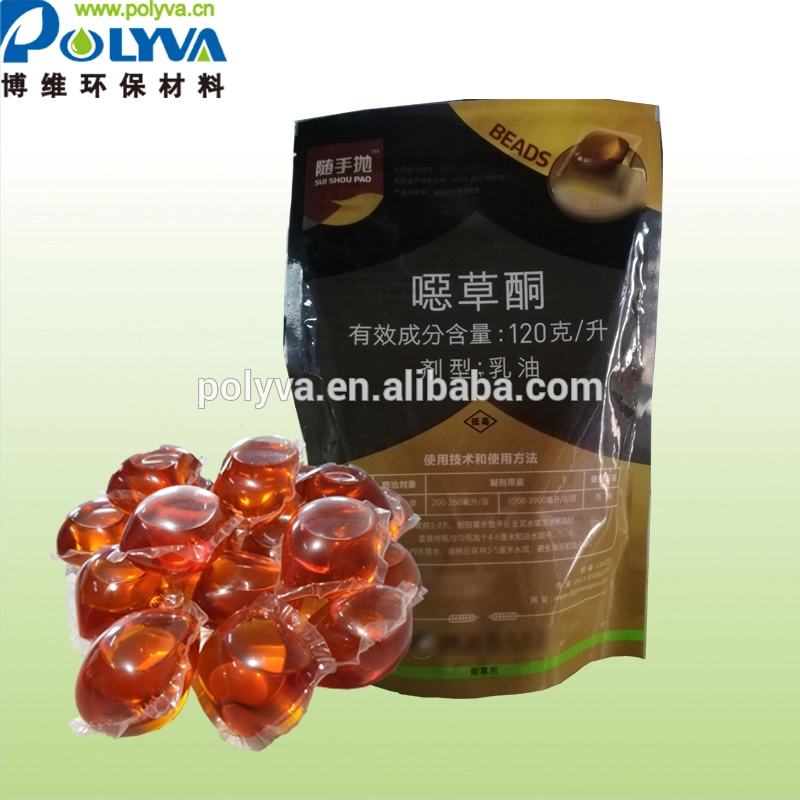 POLYVA Water soluble fertilizer eco-friendly missible oil agricultural pesticide packaging water soluble film manufacturer China 1