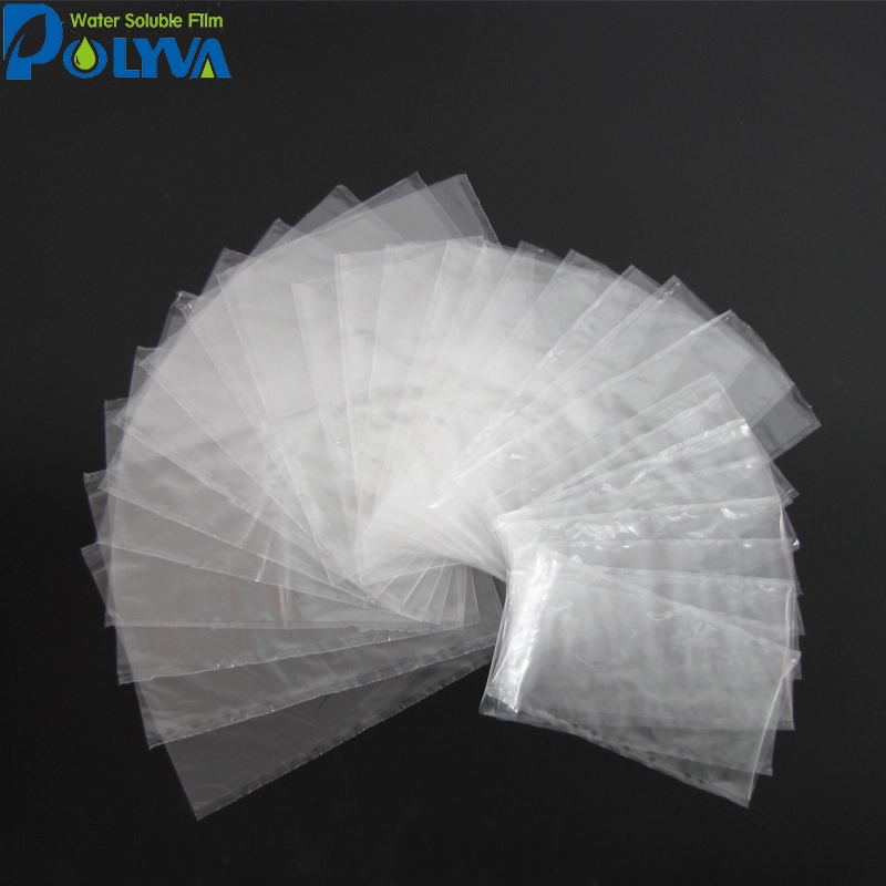POLYVA eco-friendly agricultural water soluble package PVA Water Soluble Film for Liquid Pesticide Packaging Bag 1