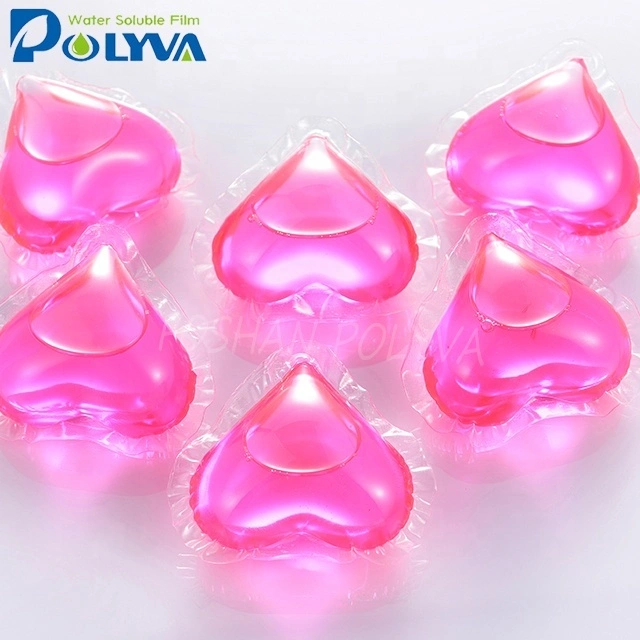 Polyva eco-friendly washing laundry liquid gel pods beads capsules 1